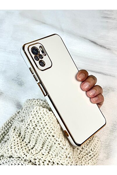Vip Case Redmi Note 10 Ve Note 10s Uyumlu- Kir Tutmaz Silinebilir Parlak Kamera Korumalı Silikon Bark Kılıf