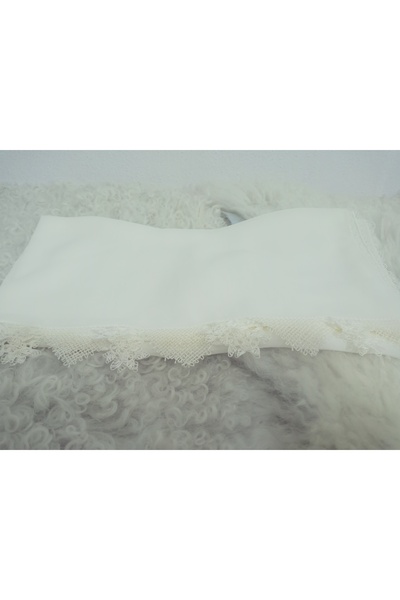 hoaryage Ручна робота, вишита голкою, покривало для молитви, весільне покривало, креп-тканина, 145x75 см