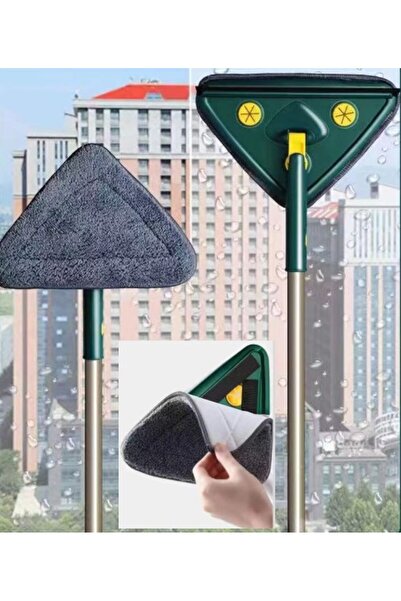 CMT 2 Bezli Üçgen Çek Çekli Mop Islak Mendil Uyumlu 150 cm