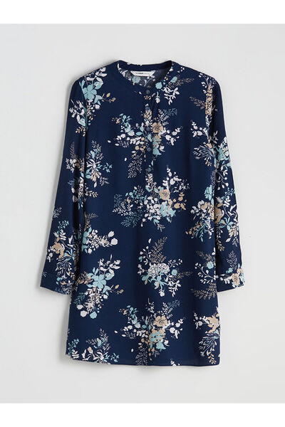 LC Waikiki Tunica pentru femei cu guler înalt cu flori de sezon nou