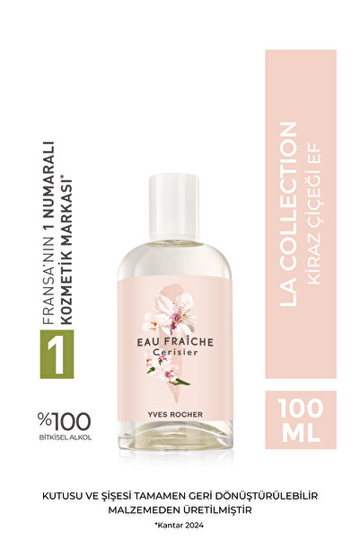 Yves Rocher Zamansız Anlarınıza Eşlik Eden Uzun Süre Kalıcı Parfüm-Kiraz Çiçeği EF-La Collection-100ml