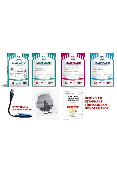 Sonuç Yayınları 2025-2026 Müfredat 11.Sınıf Matematik Modüller Set (Kolaydan ...