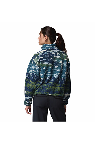 Columbia Helvetia II Printed Cropped Half Snap Kadın Polar Üst