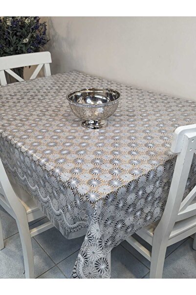 Başak Ev Tekstili Imported PVC Oilcloth - Patterned Removable Tablecloth