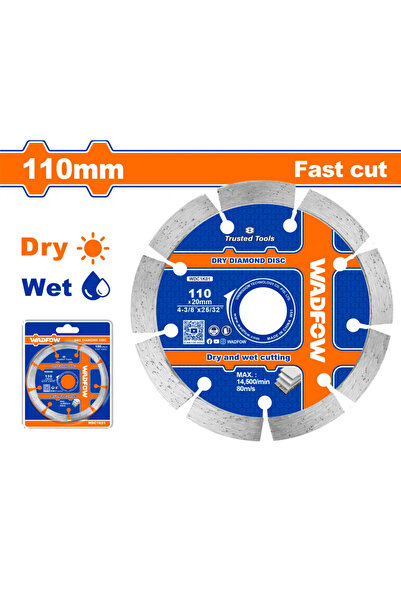 WADFOW ديسك قص غرانيت 115 مم (4.5") مقطع – WDC1K01