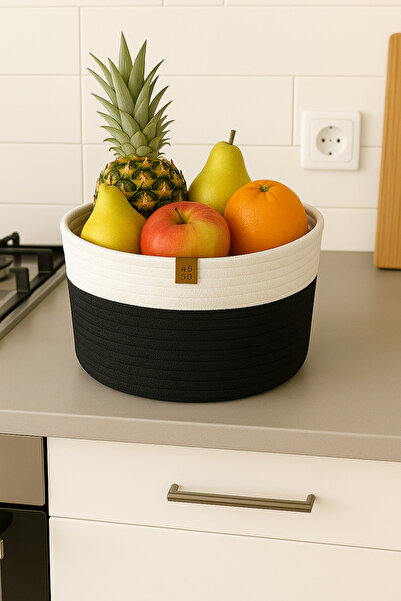 Efuliz Home Καλάθι οργάνωσης πολλαπλών χρήσεων από γιούτα-χαρούνι- Καλάθι λαχ...