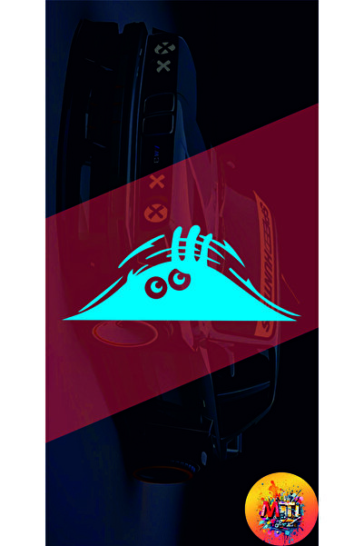 sticker ملصق زجاجي للسيارة والدراجة النارية من Jdm - ملصق هولوغرام للحقيبة