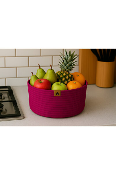 Efuliz Home سلة منظم متعددة الأغراض من خوص الجوت - سلة خضروات وفواكه، وعاء (ا...