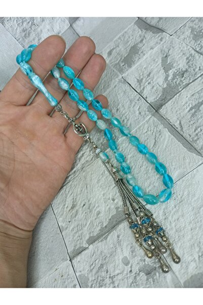 Tasarım Pearlescent Airplane Glass Rosary