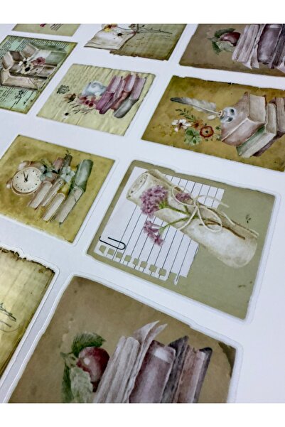 cakaybu ملصق مجلة بوليت - مجموعة ملصقات للمفكرة والتخطيط، 1 ورقة مقاس A4