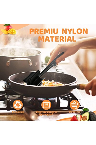 erorex Meat Chopper, Hamburger Chopper, Potato Masher Professional Multifunctional Heat Resistant Nylon