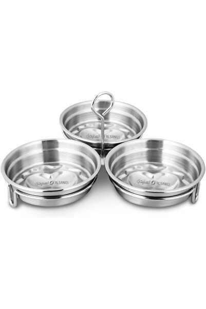 erorex Egg Steamer Mold, Silver, Set Of 3 Pieces, 9 Cm, 6932111300844