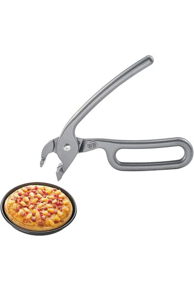 erorex Hot Pan Gripper, Pliers Gadget, Heavy Duty Pizza Pan Gripper, Cast Aluminum Anti Scald Baking Pan