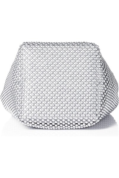 erorex Women's Gwen Ball Mesh Ring Wristlet Pouch Clutch