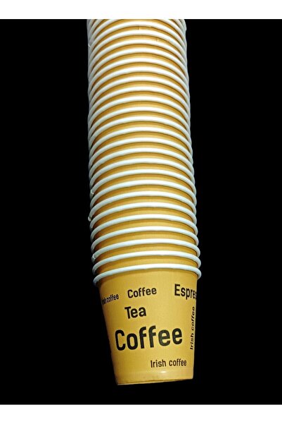 erorex Paper Kahwa Cups 500 Pieces, 2.5 Oz Capacity, Yellow