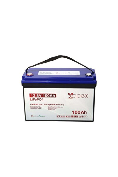 Apex 12.8V 100Ah LiFePO4 Lityum Akü
