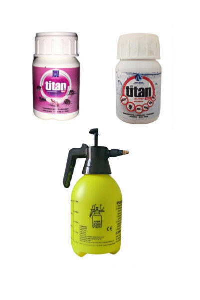 Titan Max 50ML Kokusuz/Titan Super Me 50ML Kokulu Haşere İlaçları/2LT Pompa