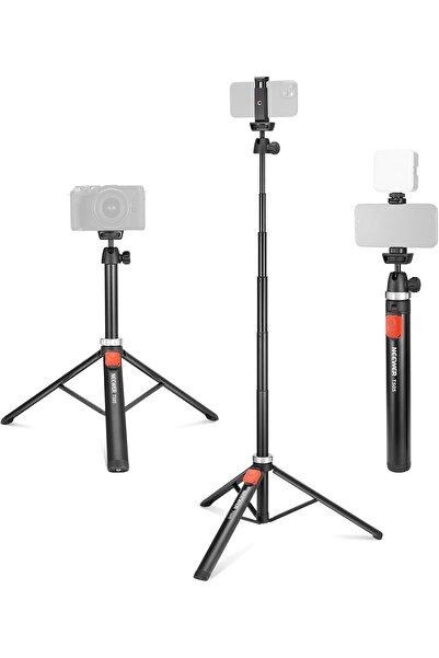 NEEWER حامل ثلاثي للهاتف المحمول والكاميرا مع جهاز تحكم عن بعد، عصا سيلفي معد...