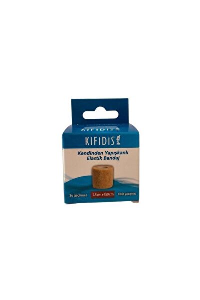 Kifidis Kendinden Yapışkanlı Elastik Bandaj Ten Rengi 2,5 cm x 450 cm
