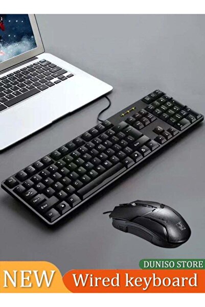 fun zone DUNISO Wired Keyboard and Mouse Combo