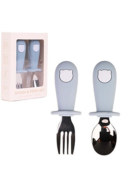 BabySnugg Set tacamuri pentru bebelusi si copii, furculita si lingurita, sili...