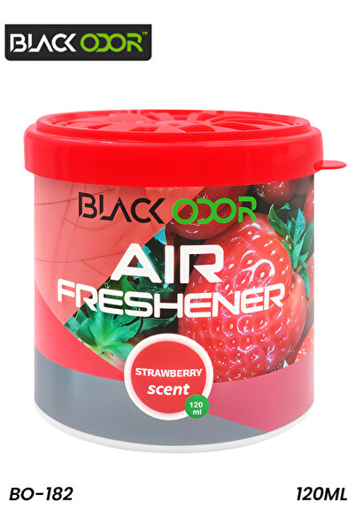 Black Odor معطر جو سائل برائحة الفراولة BO-182، 120 مل، مناسب للسيارة والمنزل...