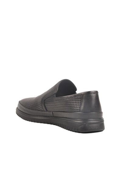 WALKWAY Lo2070-C200 m Black Men's Summer Genuine Leather Casual Shoes