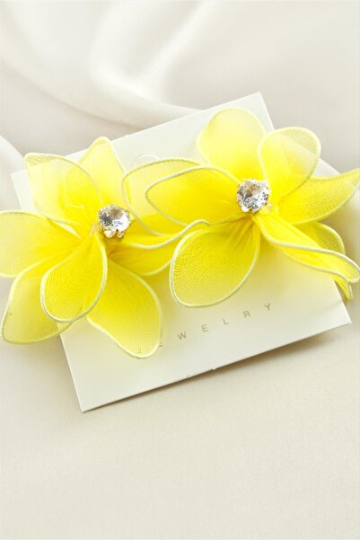 ZERO LAND أقراط AhEs Shopping طراز زهرة زر