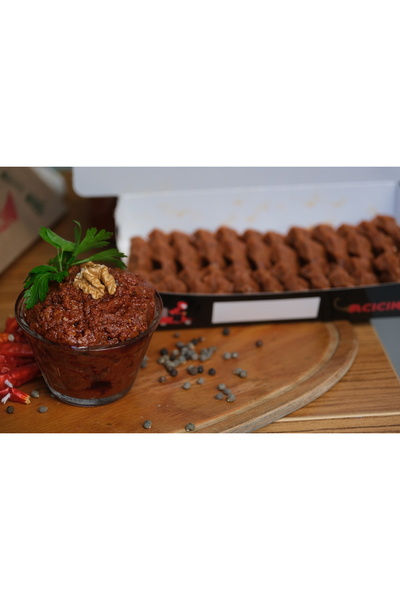 ACICIK ÇİĞKÖFTE (5000 GR.) VAKUMLU+LAVAŞ (50 AD.)