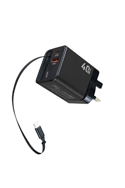 Denx M DX229 40W Fast Charging Wall Charger | USB & Type-C Ports