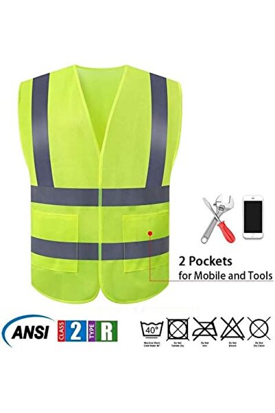 GENERAL'S JSungo High Visibility Safety Vest 10 Pack, Construction Vest for Men & Women, Universal Size