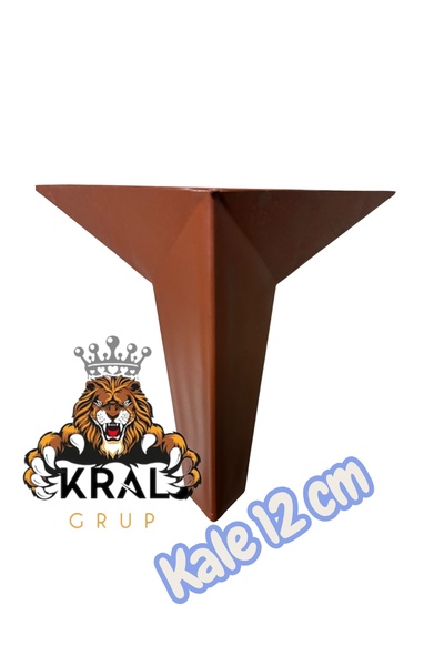 KRAL GRUP HIRDAVAT Kale Lüks Mobilya Kanepe Koltuk Tv Ünitesi Ayağı 12 Cm Pla...