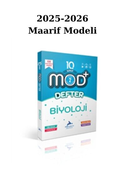 paraf yayınları Paraf 10. Sınıf Biyoloji Mod Defter 2025/26 Maarif Modeli