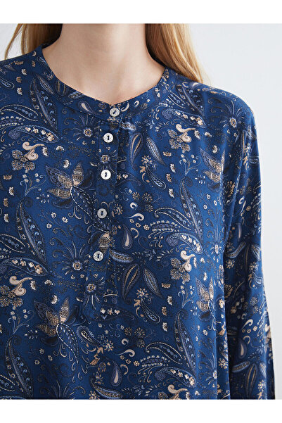 LC Waikiki Rochie florală cu decolteu cu guler de ciclism de sezon nou