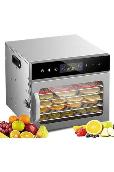 fun zone DUNISO Food Dehydrator Machine, 6 Layer Stainless Steel Trays
