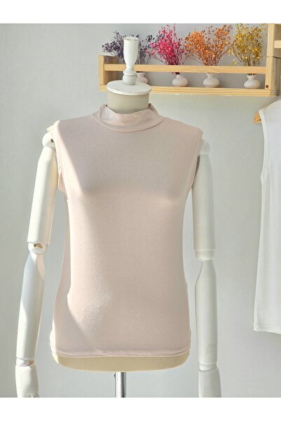 ENDAMIM Short Fisherman Collar Combed Cotton Thin Soft Textured Lining / Underwear