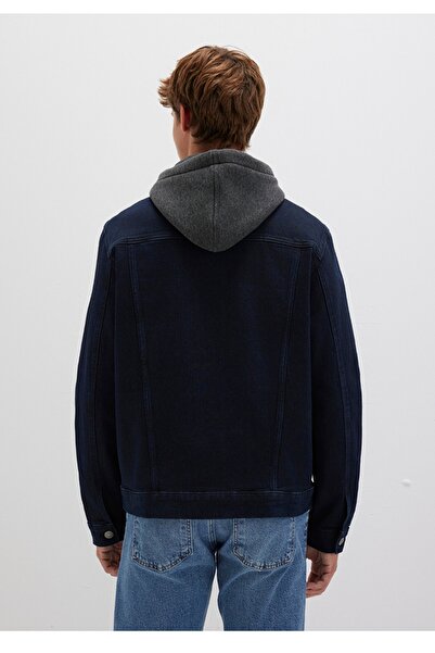 Mavi Brandon 90lar mürekkep mavisi Jean ceket Regular fit