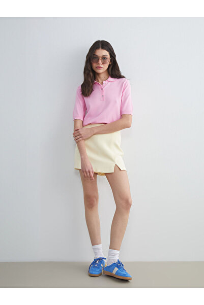 LC Waikiki Artı New Season Fusta scurtă cu fermoar în talie