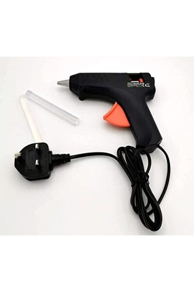 Generic Glue Gun with 12 Free Silicone Sticks from BHTC, Medium Size, 70 Watts 110-240 Volts
