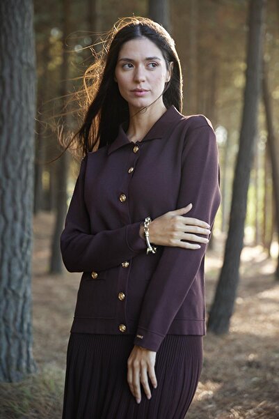 Moodbasic Etekli̇ Buttoned Knitwear Set