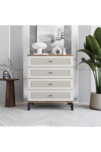 MONZIO Libra 4 Çekmeceli Şifonyer %100 MDF