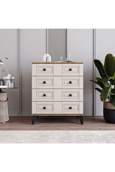 MONZIO Terra 4 Çekmeceli Şifonyer %100 MDF