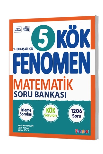 Fenomen Yayıncılık 2025-2026 5. Sınıf Kök Matematik Soru Bankası Kök Ve İzlem...
