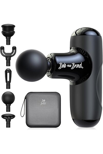 Bob and Brad مسدس تدليك صغير Q2، جهاز تدليك الأنسجة العميقة بحجم الجيب، صغير جدًا وقابل للحمل