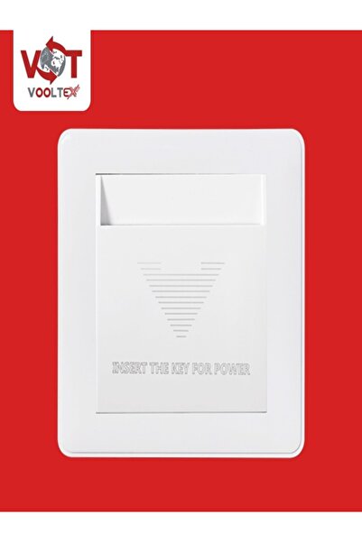Vooltex مفتاح أبو كرت ابيض كلاسيك من فولتكس
