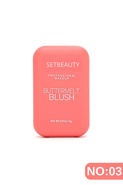 SETBEAUTY Aynalı Mat Allık No:03