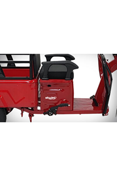 Skyjet ECO Pikap Elektrikli 3 Tekerlekli Kırmızı Motosiklet