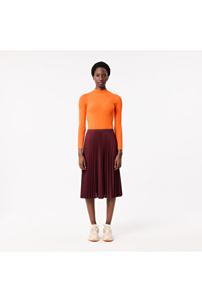 Lacoste Women's Elasticised Waist Flowing Pleated Skirt - JF8050-00-BZD