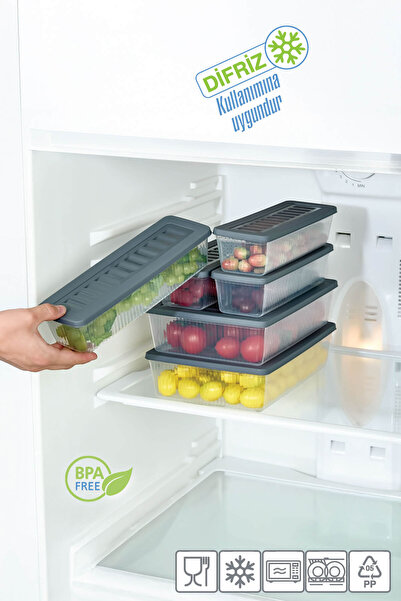 VİGENTİNO 1 Adet Derin Dondurucuya Uygun Saklama Kabı 1 X 2400 ml.