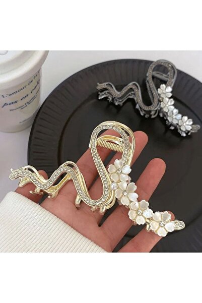 Shiklik MODA Cataramă elegantă pentru femei, model Trandafir cu pietre, care ...